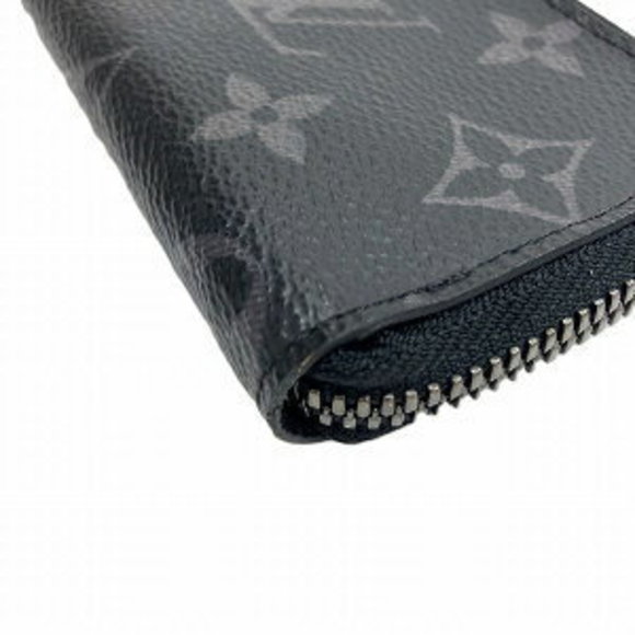 Louis Vuitton Black Eclipse Monogram Porte Jour Monnaie Wallet - Picture 1 of 8